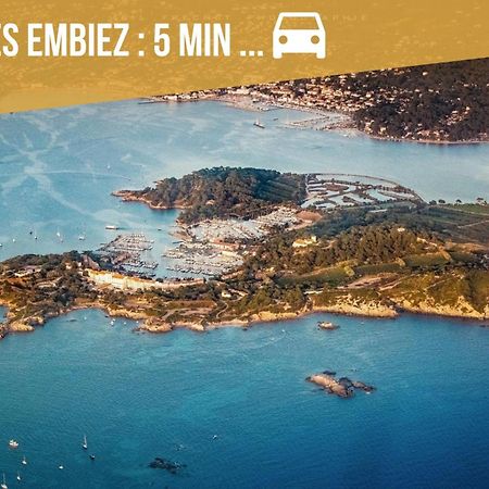 Sunset Apartment Six-Fours-les-Plages Luaran gambar
